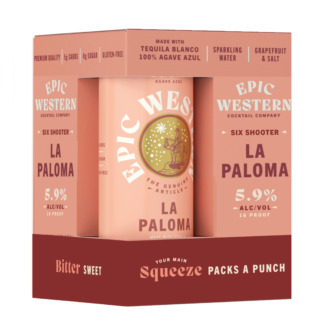 Epic Western La Paloma Cocktails 4- Pack