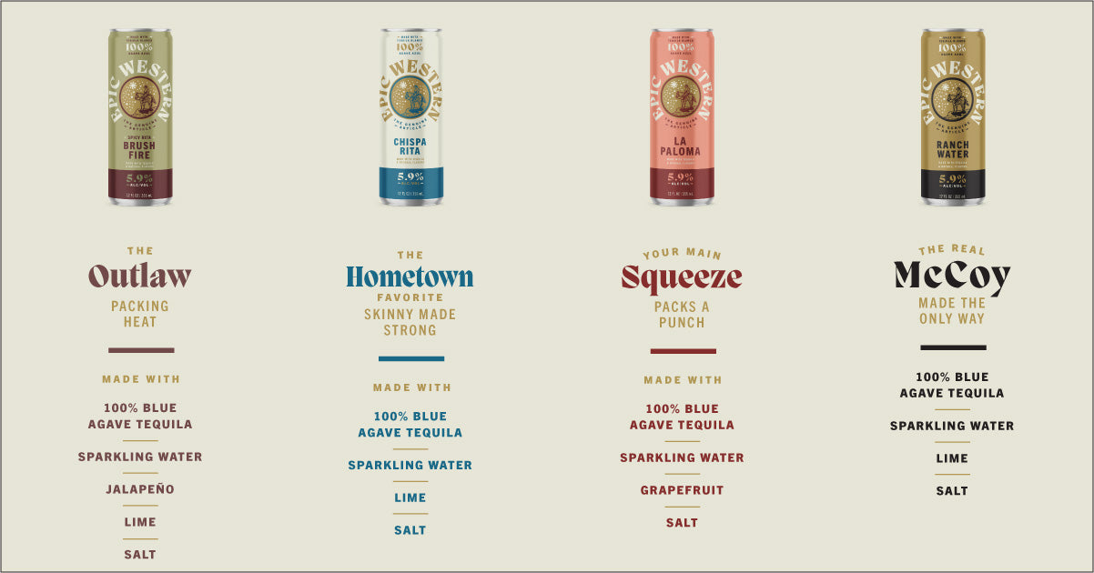 Epic Western Ranch Water 4Pack EpicWestern