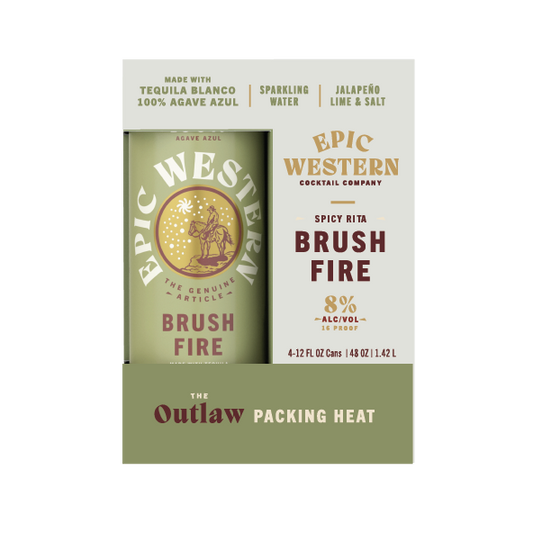 Epic Western Brush Fire Cocktails 4-Pack